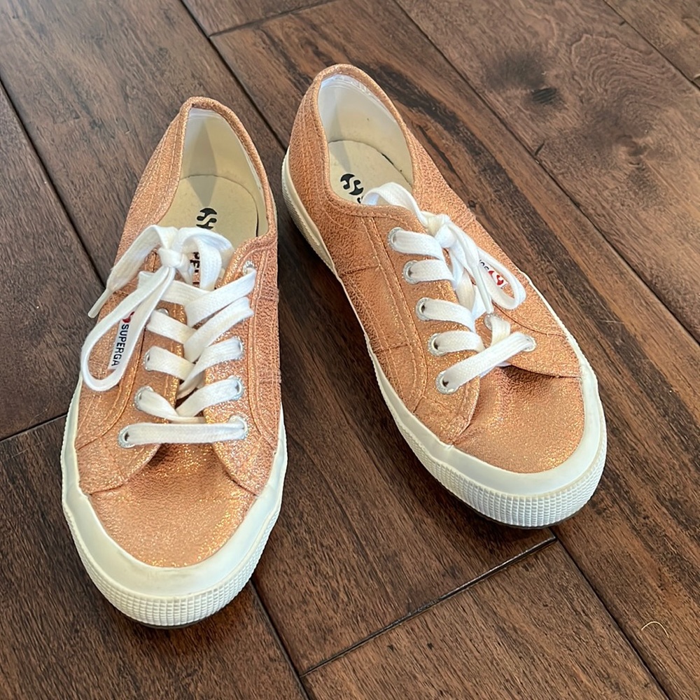 Rose gold Superga 2750 Cotu classic sz 5